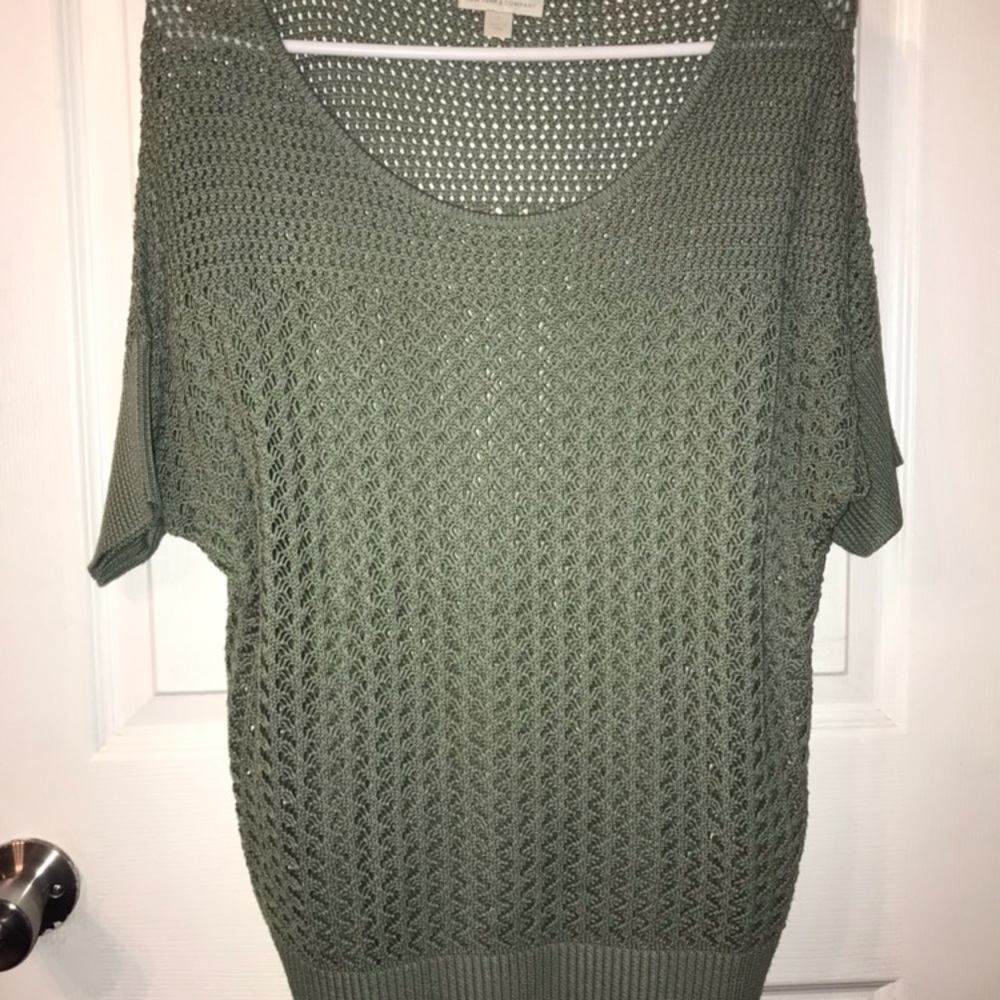 Short sleeved sweater